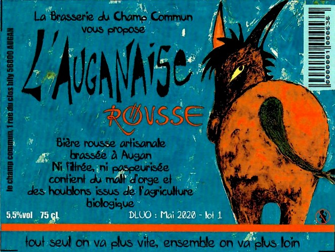 etiquette BRASSERIE DU CHAMP COMMUN 05