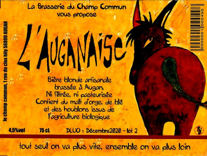 etiquette BRASSERIE DU CHAMP COMMUN 09