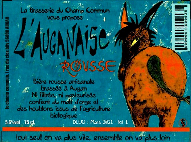 Etiquette BRASSERIE DU CHAMP COMMUN 10