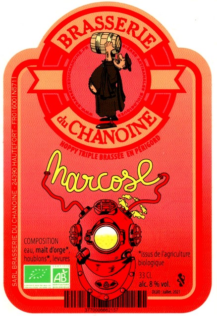 etiquette BRASSERIE DU CHANOINE 13