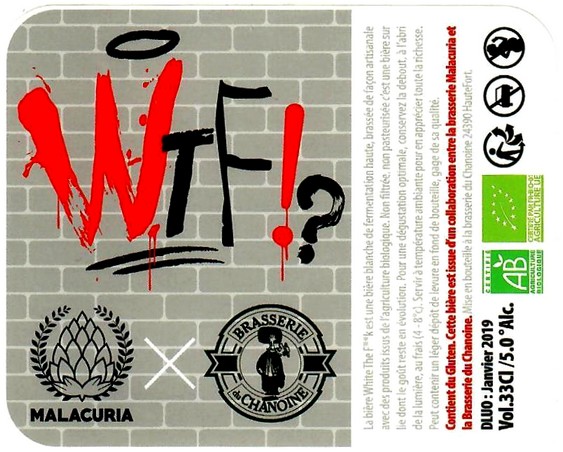 etiquette BRASSERIE DU CHANOINE 14