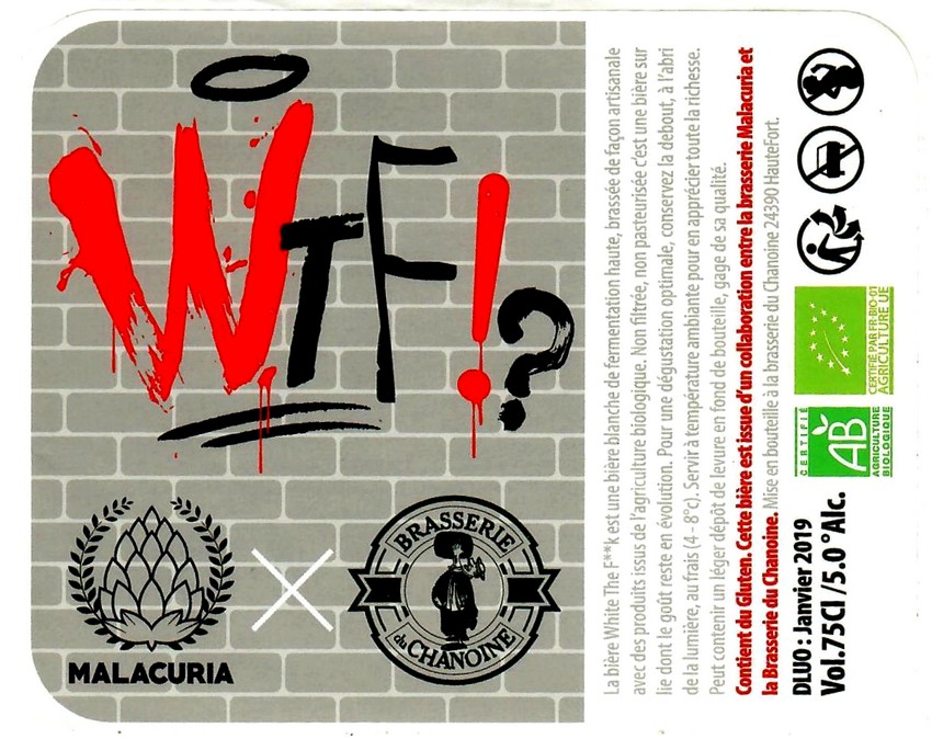 etiquette BRASSERIE DU CHANOINE 15