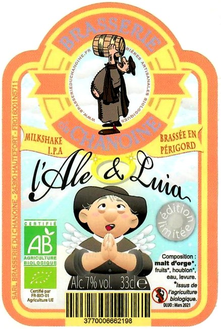 etiquette BRASSERIE DU CHANOINE 20