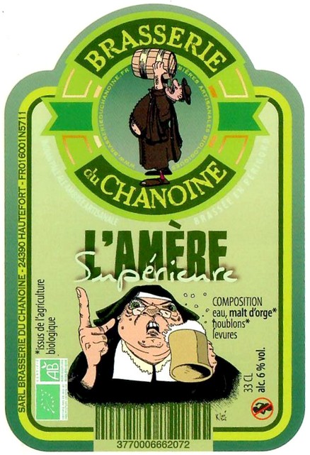 Etiquette BRASSERIE DU CHANOINE 30