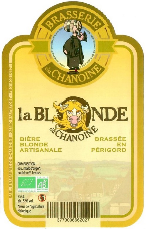 Etiquette BRASSERIE DU CHANOINE 31