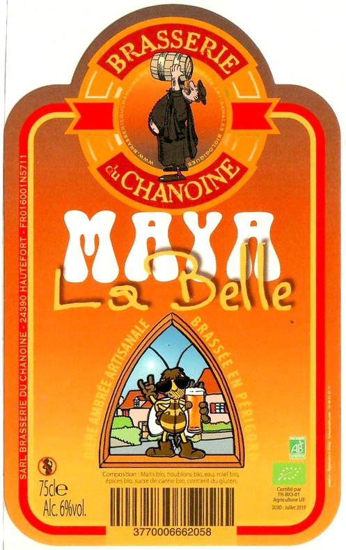 Etiquette BRASSERIE DU CHANOINE 34