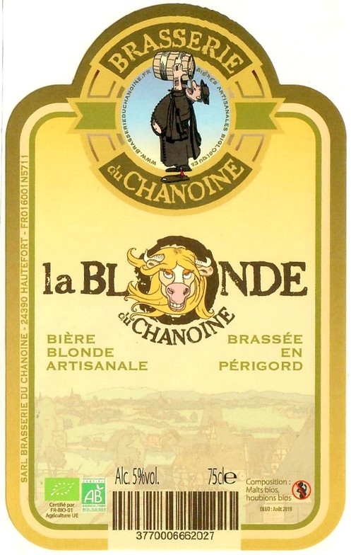 Etiquette BRASSERIE DU CHANOINE 37