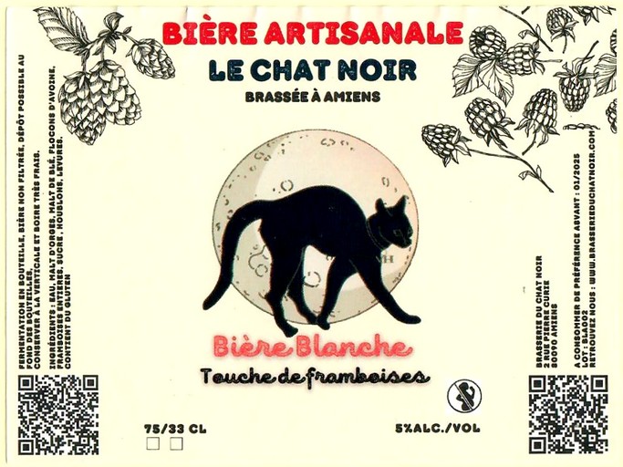 Etiquette BRASSERIE DU CHAT NOIR 05