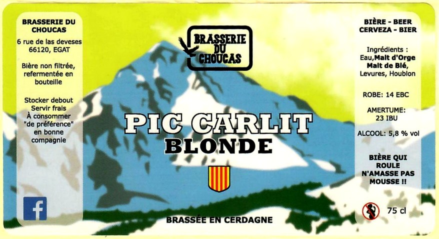 Etiquette BRASSERIE DU CHOUCAS 03