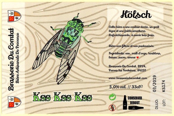 Etiquette BRASSERIE DU COMTAT 06