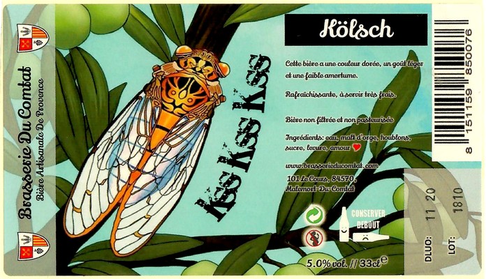 Etiquette BRASSERIE DU COMTAT 07