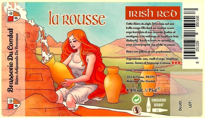 Etiquette BRASSERIE DU COMTAT 08