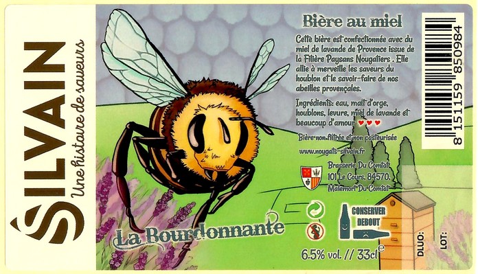 Etiquette BRASSERIE DU COMTAT 17