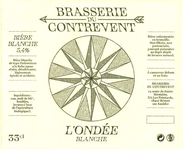 Etiquette BRASSERIE DU CONTREVENT 03