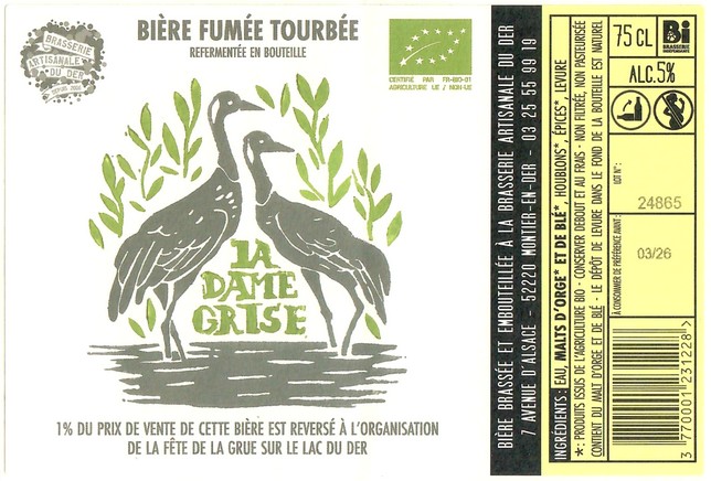Etiquette BRASSERIE DU DER 86