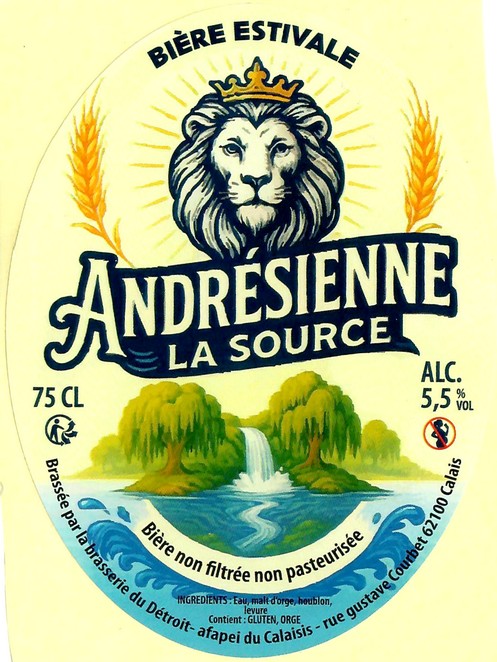 Etiquette BRASSERIE DU DETROIT 14