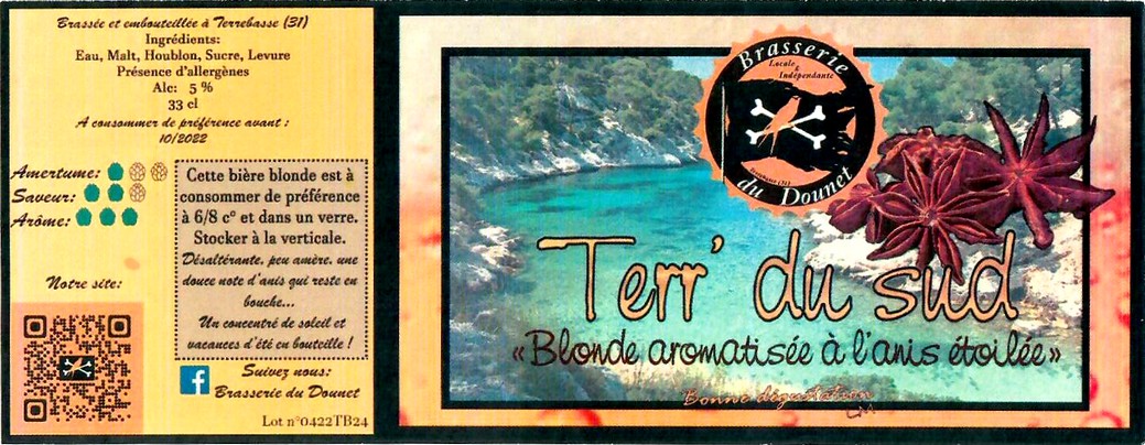 Etiquette BRASSERIE DU DOUNET 03