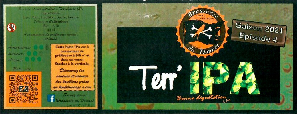 Etiquette BRASSERIE DU DOUNET 04