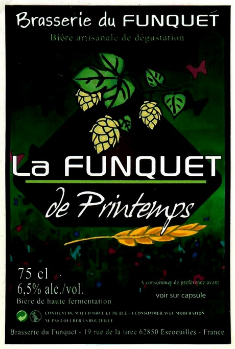 etiquette BRASSERIE DU FUNQUET 01