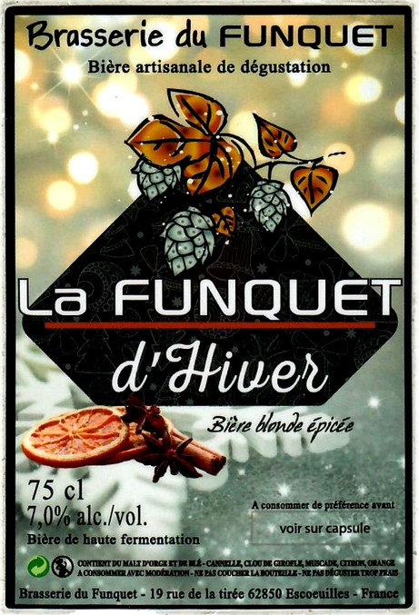 etiquette BRASSERIE DU FUNQUET 06