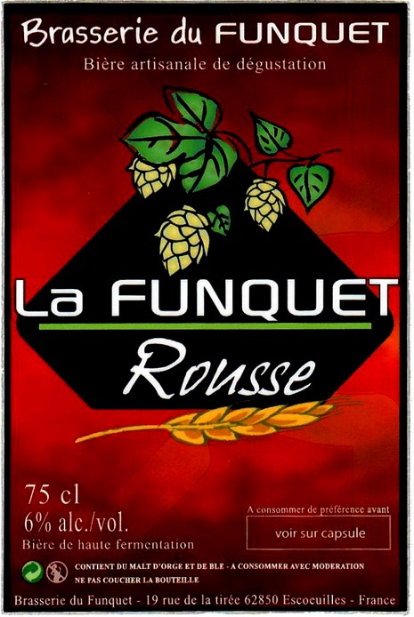 etiquette BRASSERIE DU FUNQUET 08