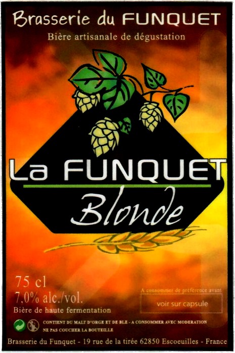 etiquette BRASSERIE DU FUNQUET 09