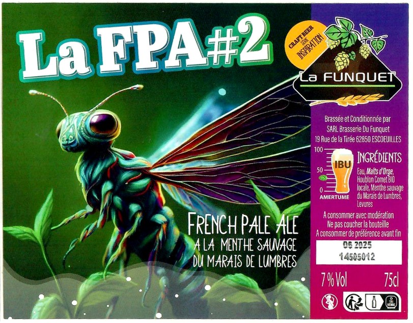 Etiquette BRASSERIE DU FUNQUET 15