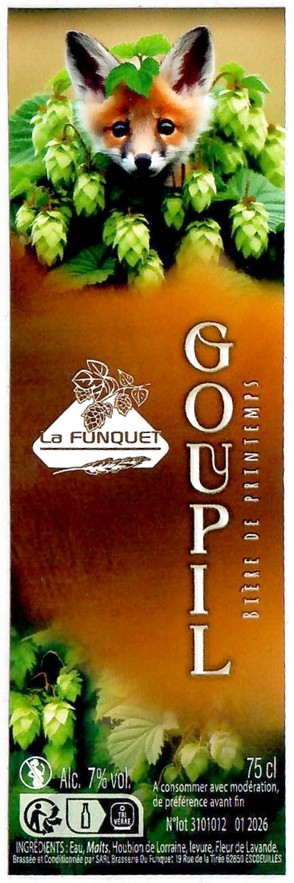 Etiquette BRASSERIE DU FUNQUET 20