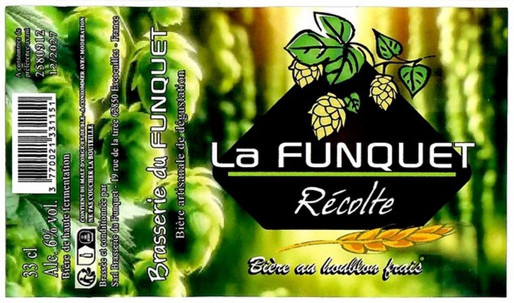 Etiquette BRASSERIE DU FUNQUET 28