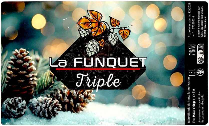 Etiquette BRASSERIE DU FUNQUET 30