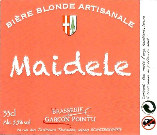 Etiquette BRASSERIE DU GARCON POINTU 01