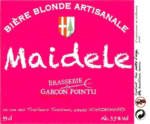 Etiquette BRASSERIE DU GARCON POINTU 05