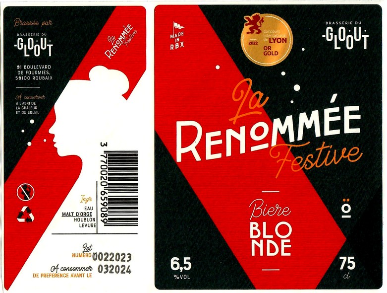 Etiquette BRASSERIE DU GOULOT 08