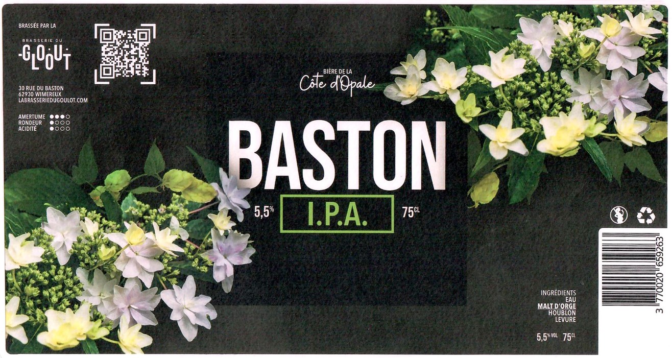 Etiquette BRASSERIE DU GOULOT 62 06