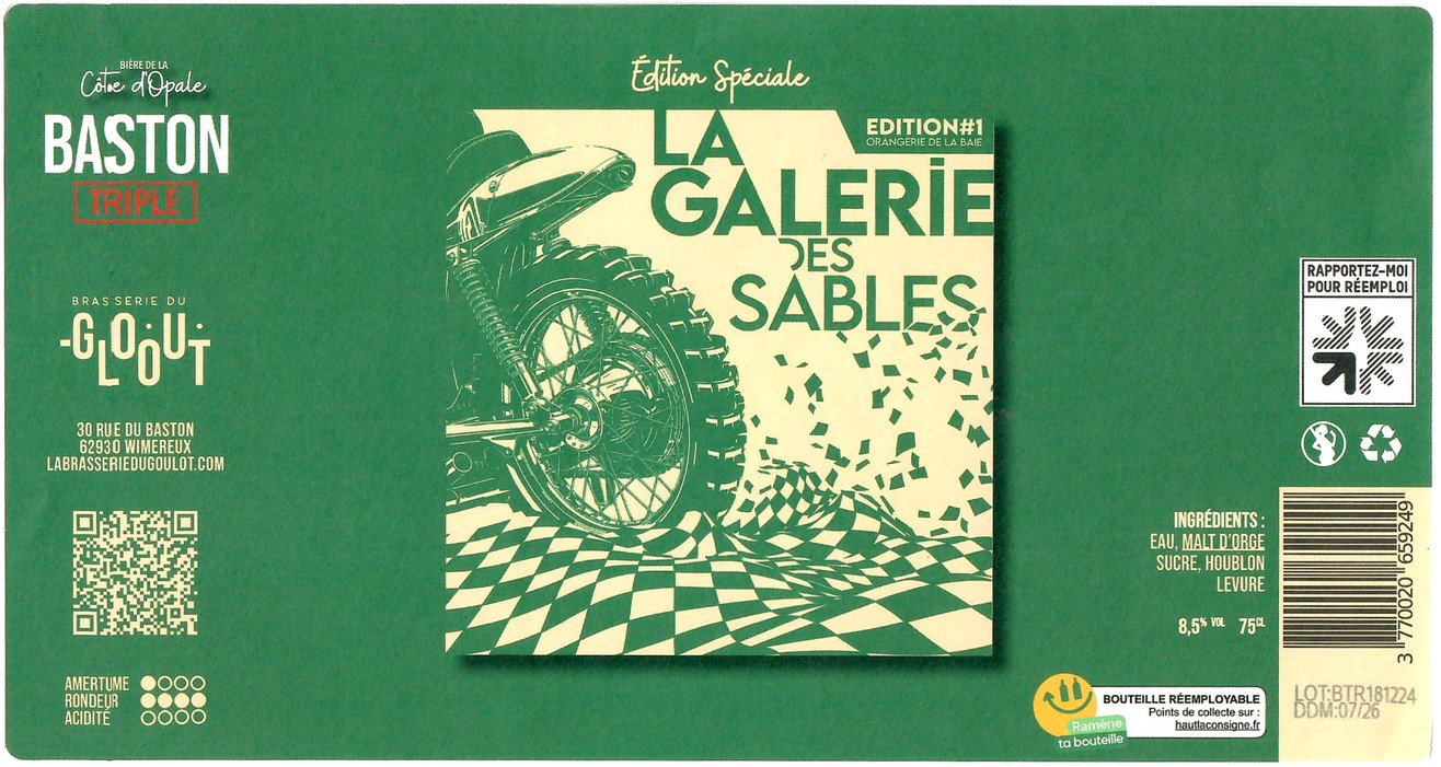 Etiquette BRASSERIE DU GOULOT 62 16