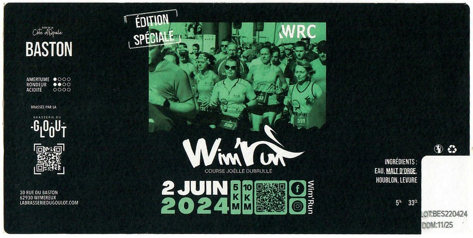 Etiquette BRASSERIE DU GOULOT 62 18