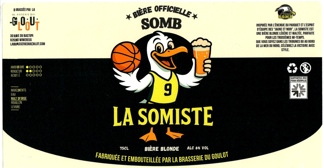 Etiquette BRASSERIE DU GOULOT 62 23