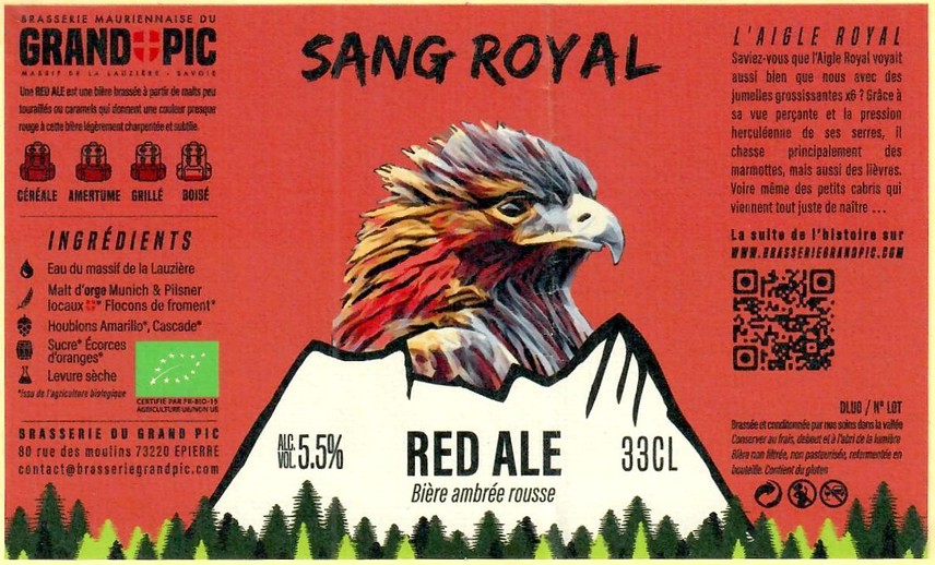 Etiquette BRASSERIE DU GRAND PIC 02