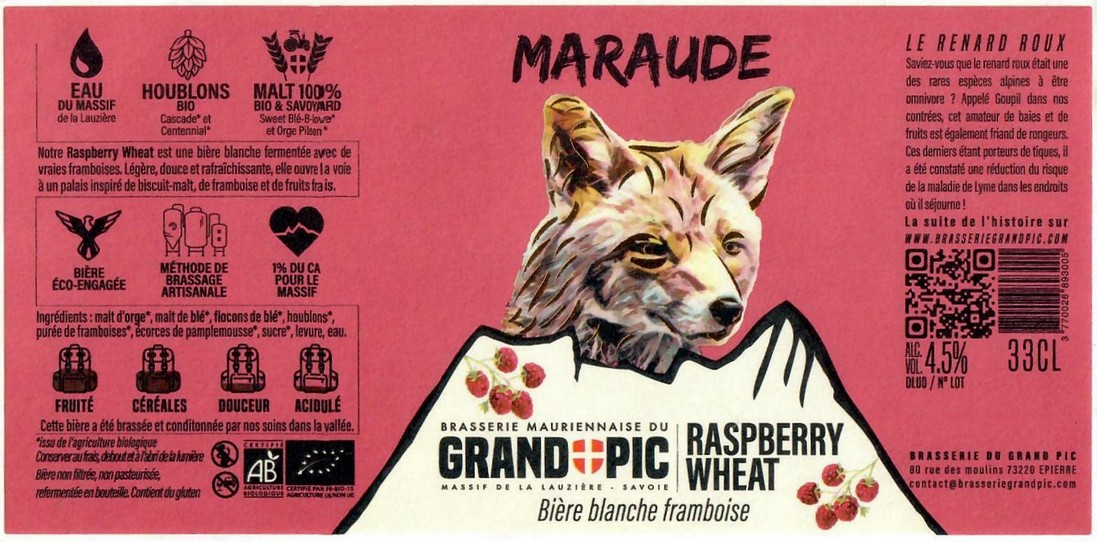 Etiquette BRASSERIE DU GRAND PIC 04