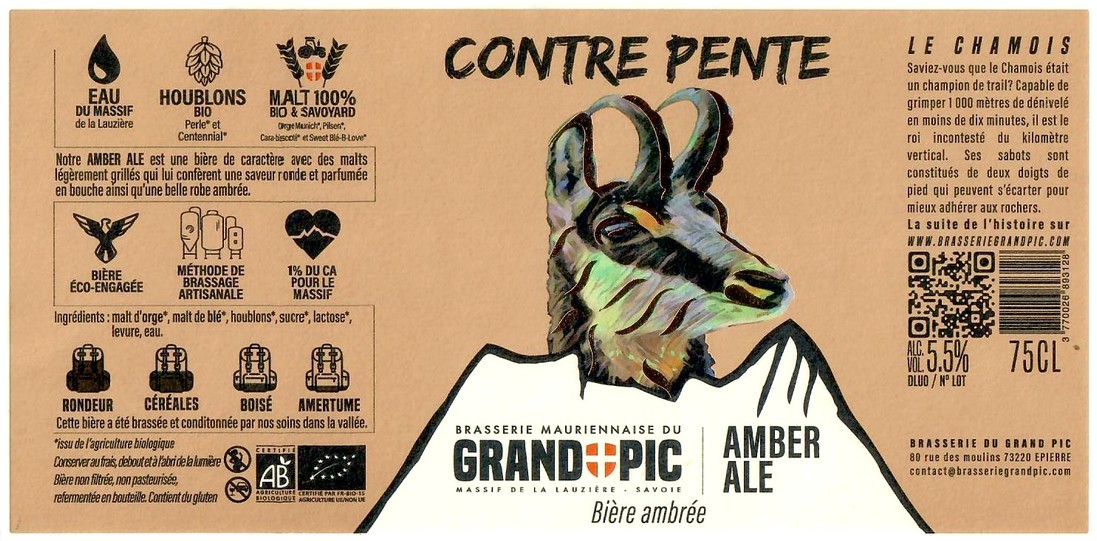 Etiquette BRASSERIE DU GRAND PIC 07