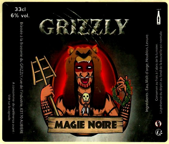 etiquette BRASSERIE DU GRIZZLY 01