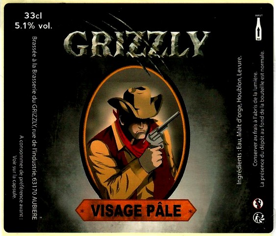 etiquette BRASSERIE DU GRIZZLY 02