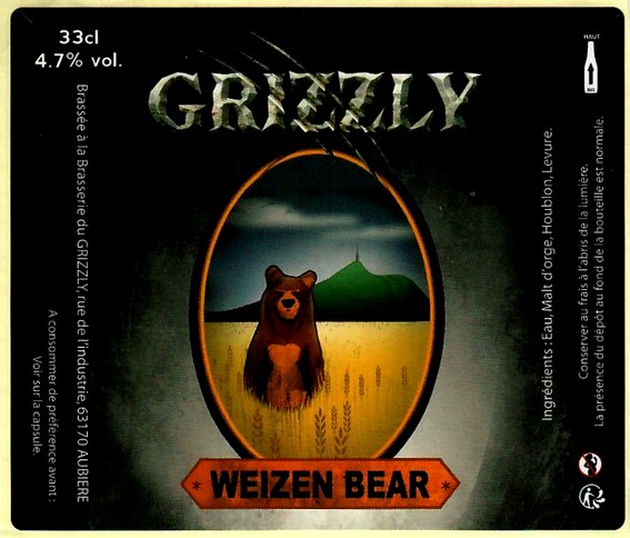 etiquette BRASSERIE DU GRIZZLY 04