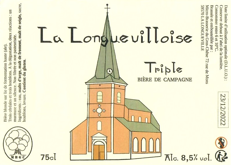 Etiquette BRASSERIE DU GROS CHENE 07