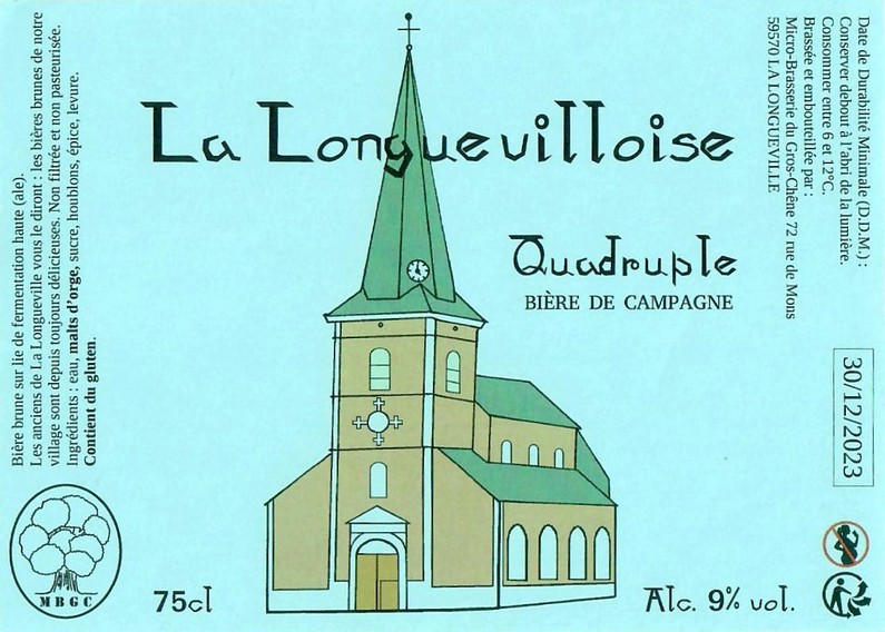 Etiquette BRASSERIE DU GROS CHENE 12