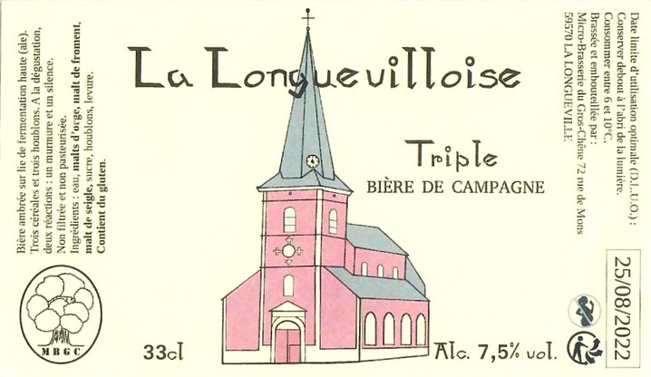 Etiquette BRASSERIE DU GROS CHENE 17