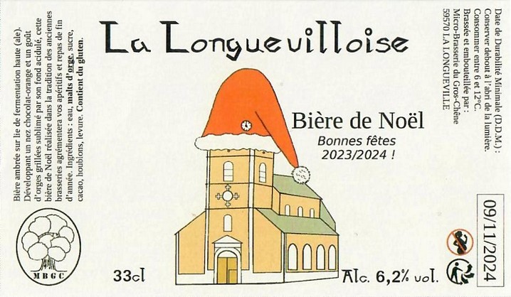 Etiquette BRASSERIE DU GROS CHENE 18