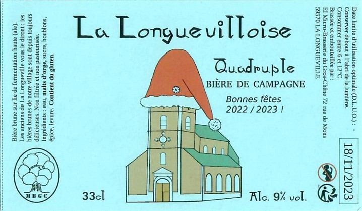 Etiquette BRASSERIE DU GROS CHENE 23