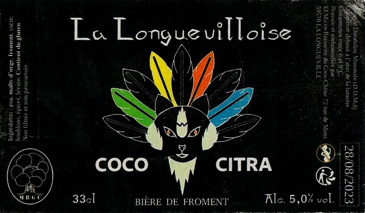 Etiquette BRASSERIE DU GROS CHENE 27