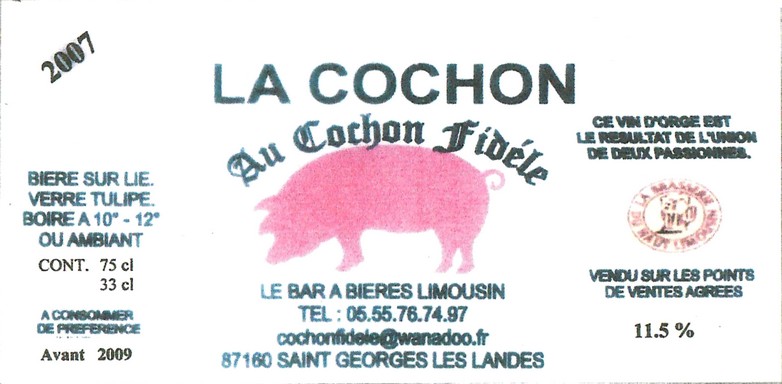 Etiquette BRASSERIE DU HAUT LIMOUSIN 13